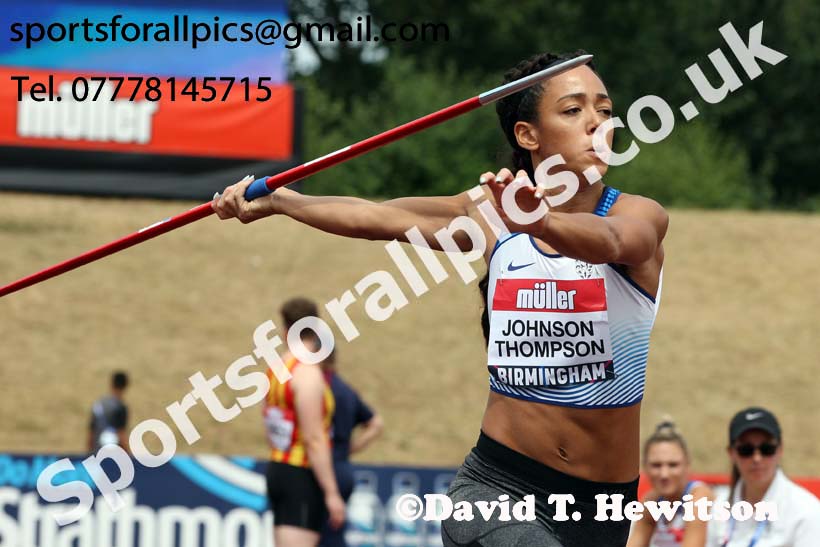 Womens javelin, Muller British Championships, Alexander Stadium, Birmingham. Photo: David T. Hewitson/Sports for All Pics